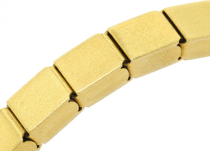 Foto 3 - Goldarmband 14K im Domino Muster mit Kastenverschluss, K2700