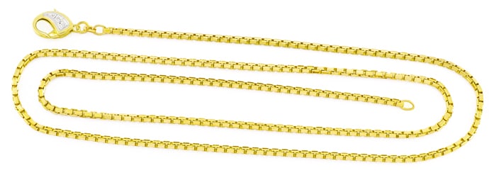 Foto 1 - Venezianer-Goldkette mit Diamanten-Verschluss, K3443