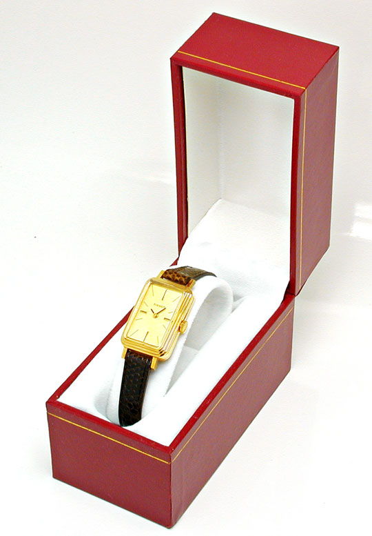 Foto 5 - Tissot, Damen-Armbanduhr, 14K Gelbgold, U1019